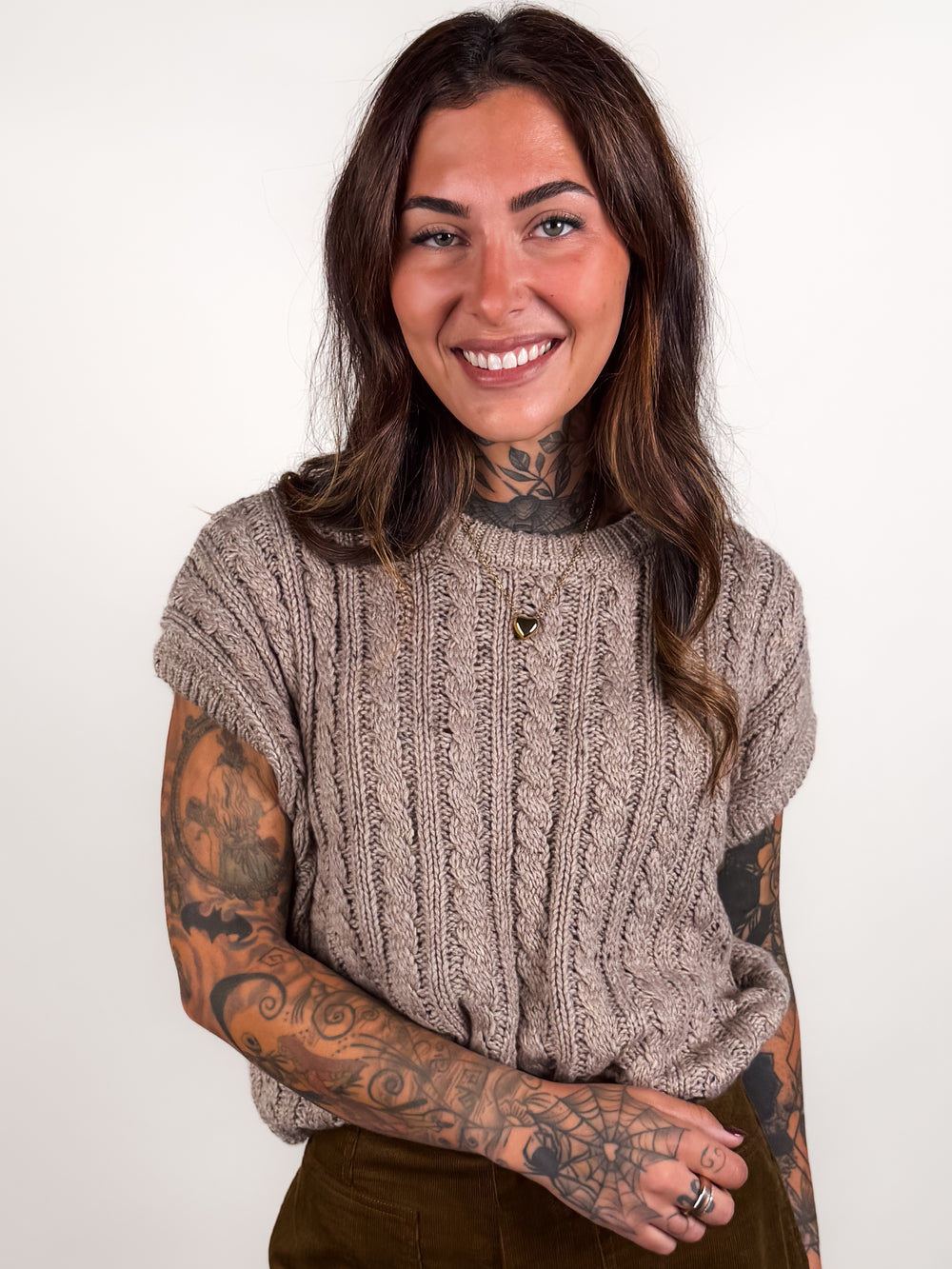 Effortless Cable Knit Sweater