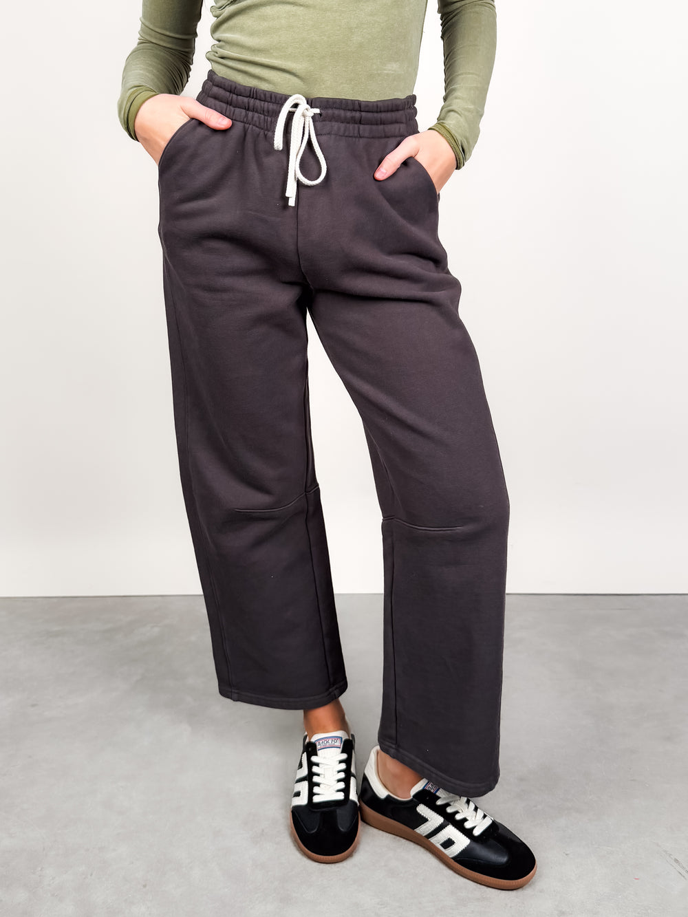 Fallon Fleece Barrel Pants
