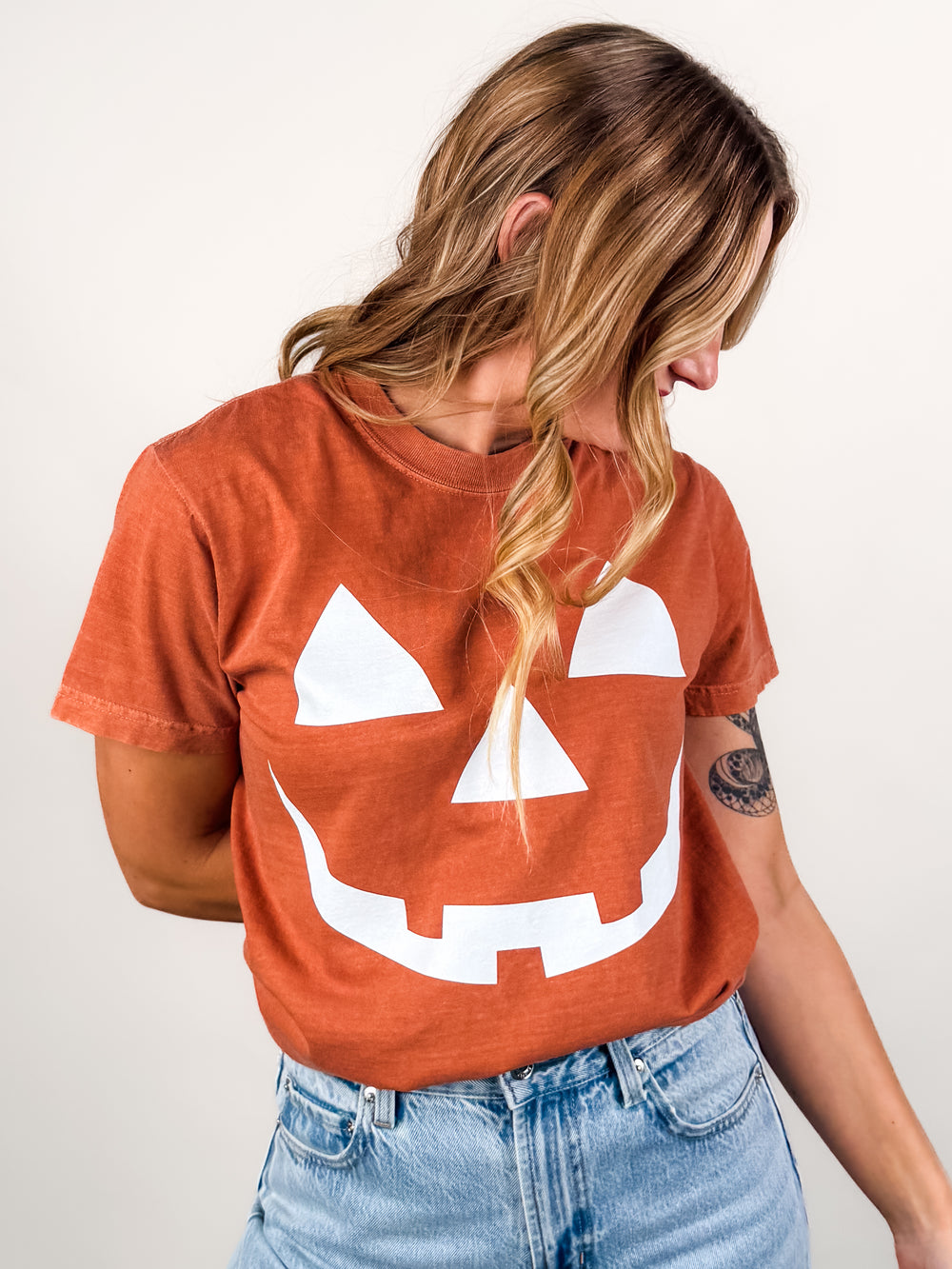 Pumpkin Oversized Tee