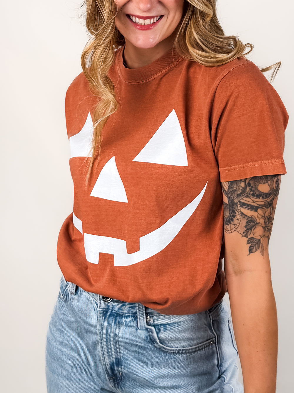 Pumpkin Oversized Tee