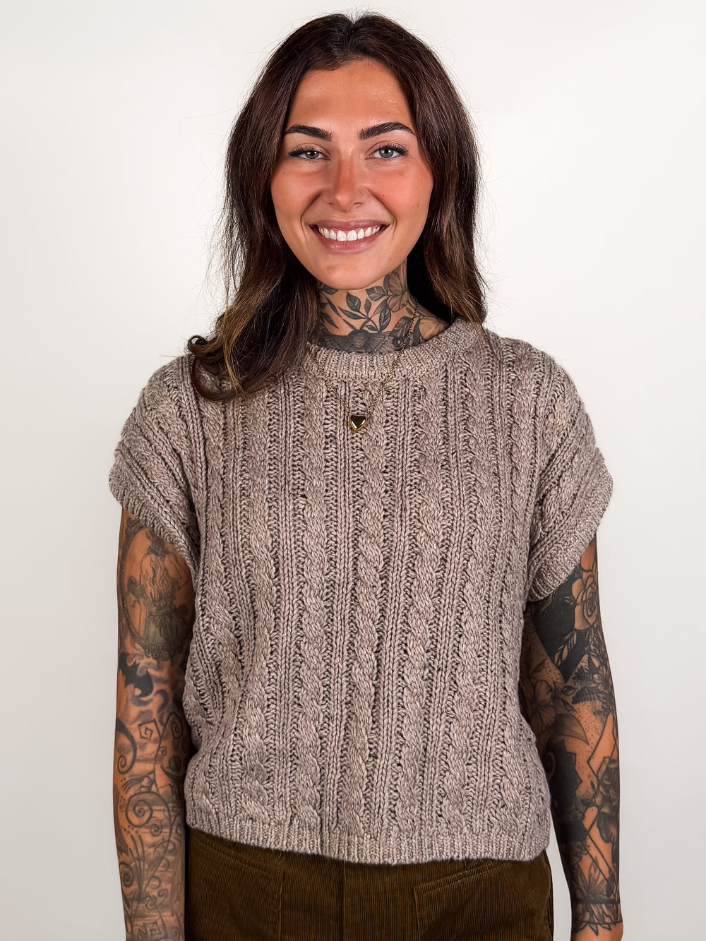 Effortless Cable Knit Sweater