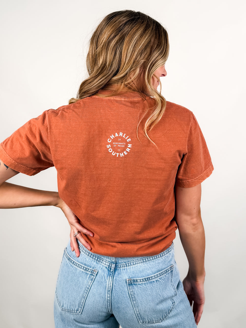 Pumpkin Oversized Tee