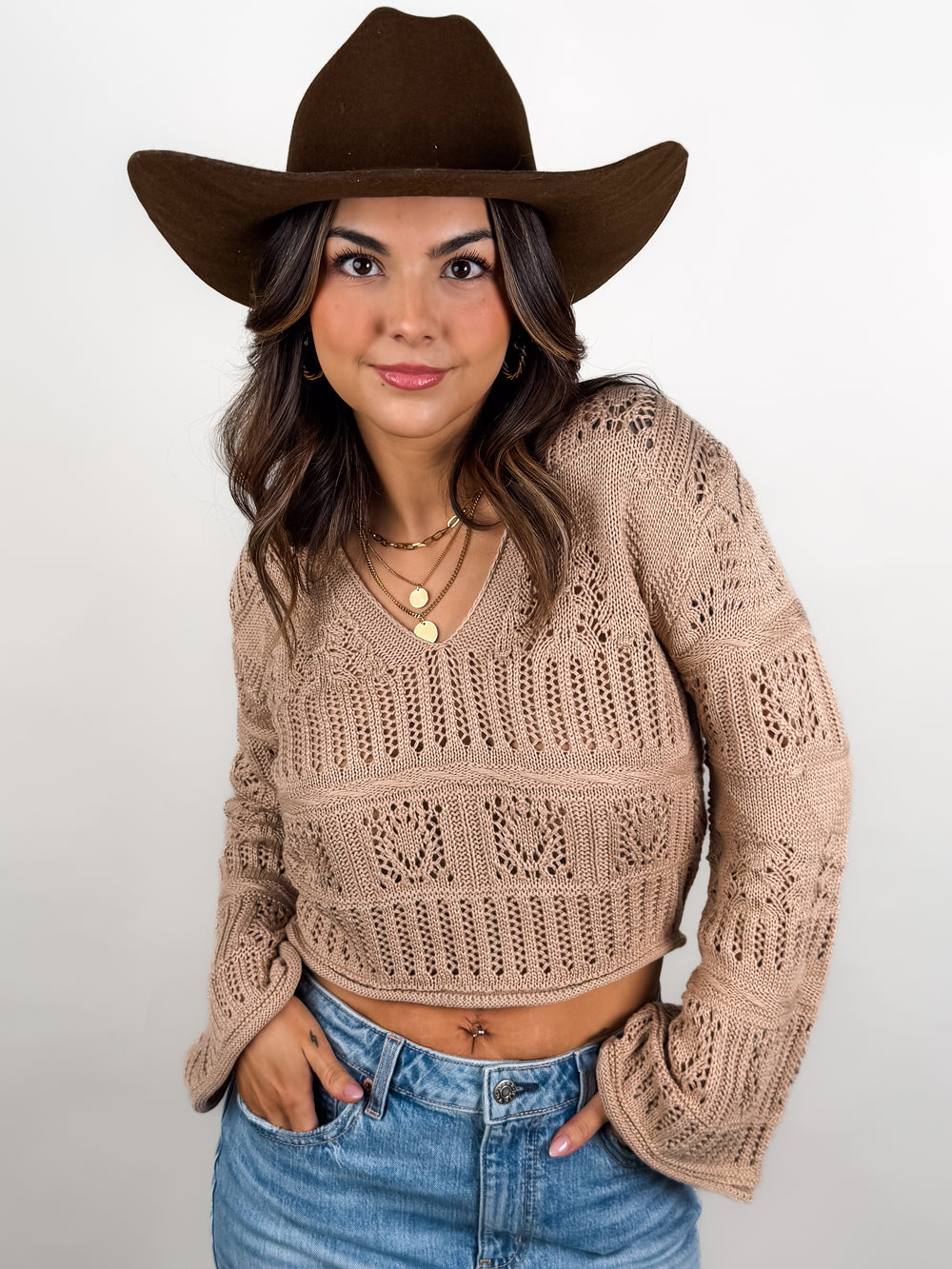 Liquid Soul V Neck Sweater