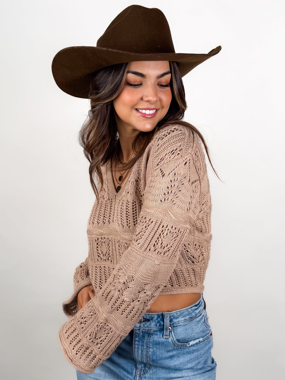 Liquid Soul V Neck Sweater