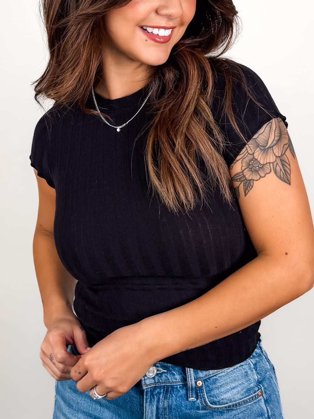 Suri Poorboy Rib Tee