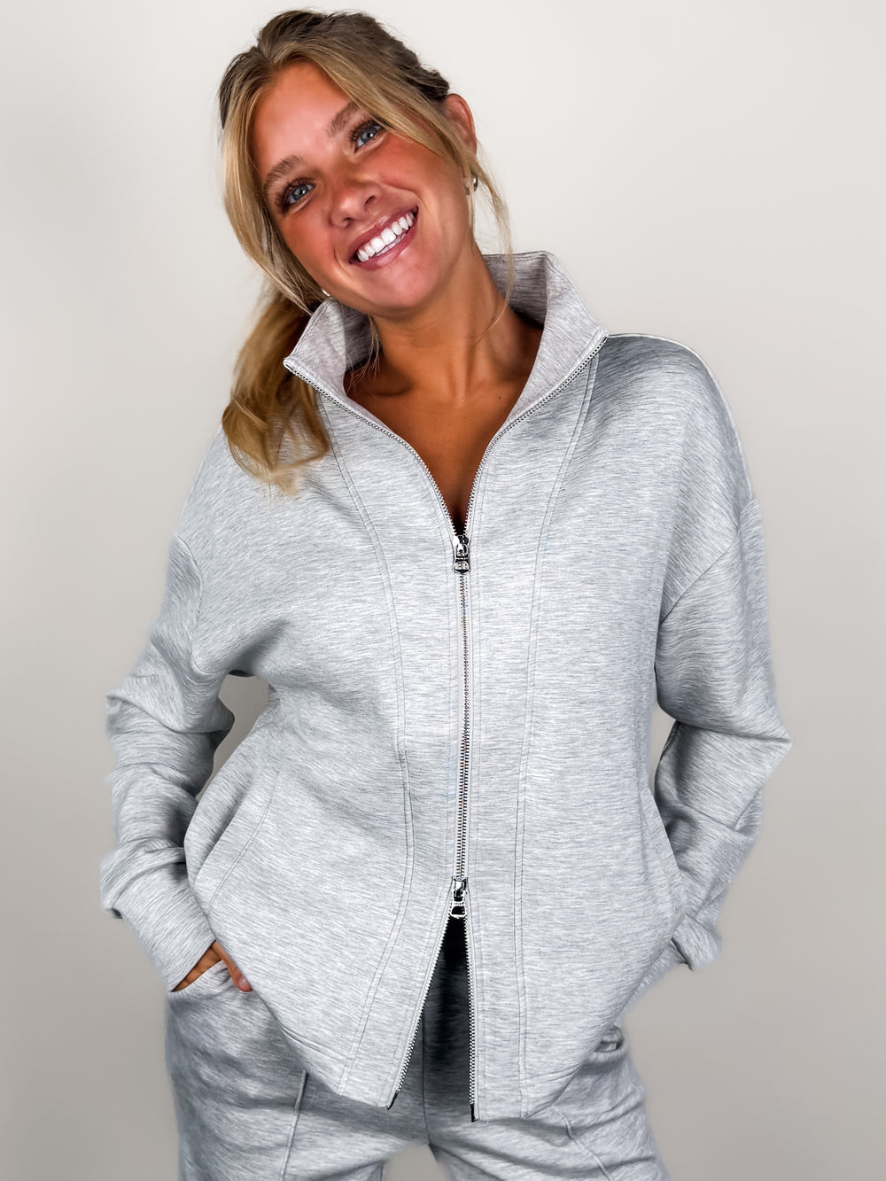 Arlene Zip Through Sweatshirt