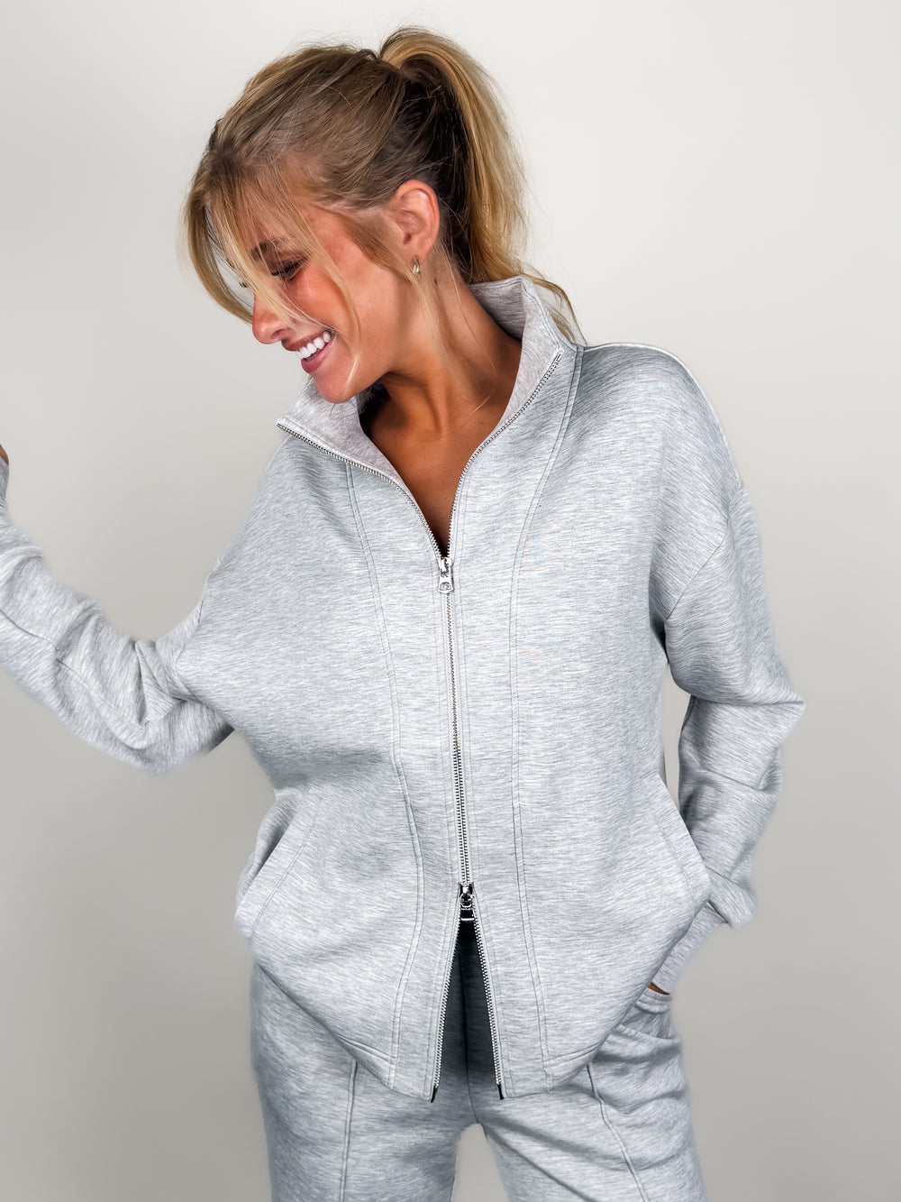 Arlene Zip Through Sweatshirt