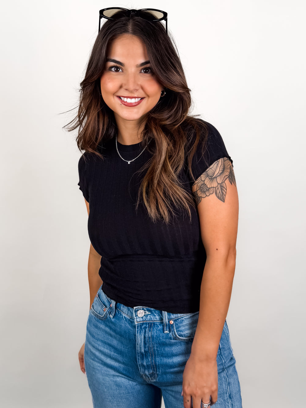 Suri Poorboy Rib Tee