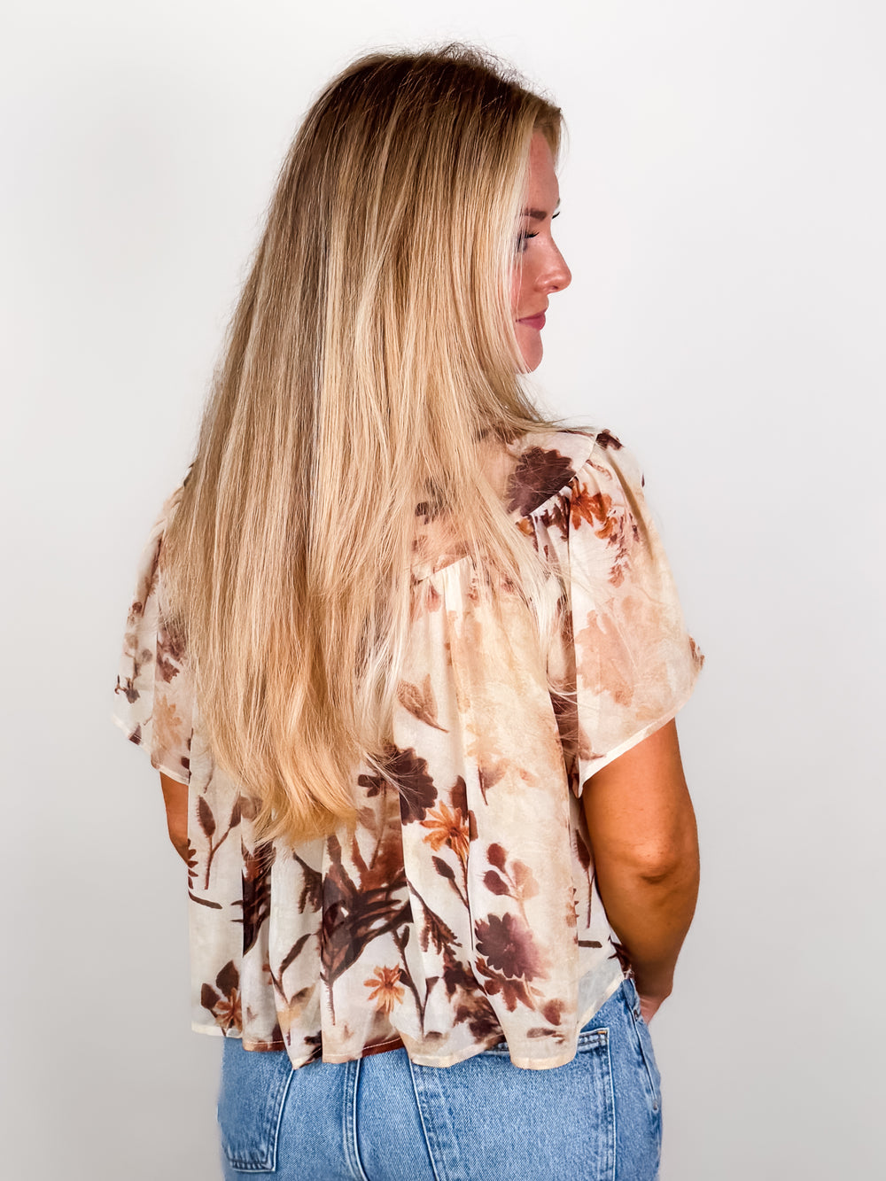 Olympia Floral Top