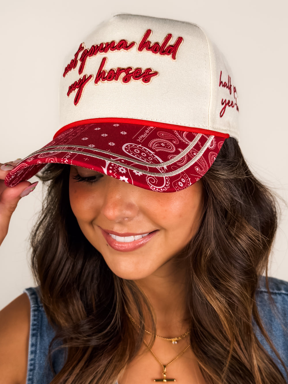 Not Gonna Hold My Horses Hat