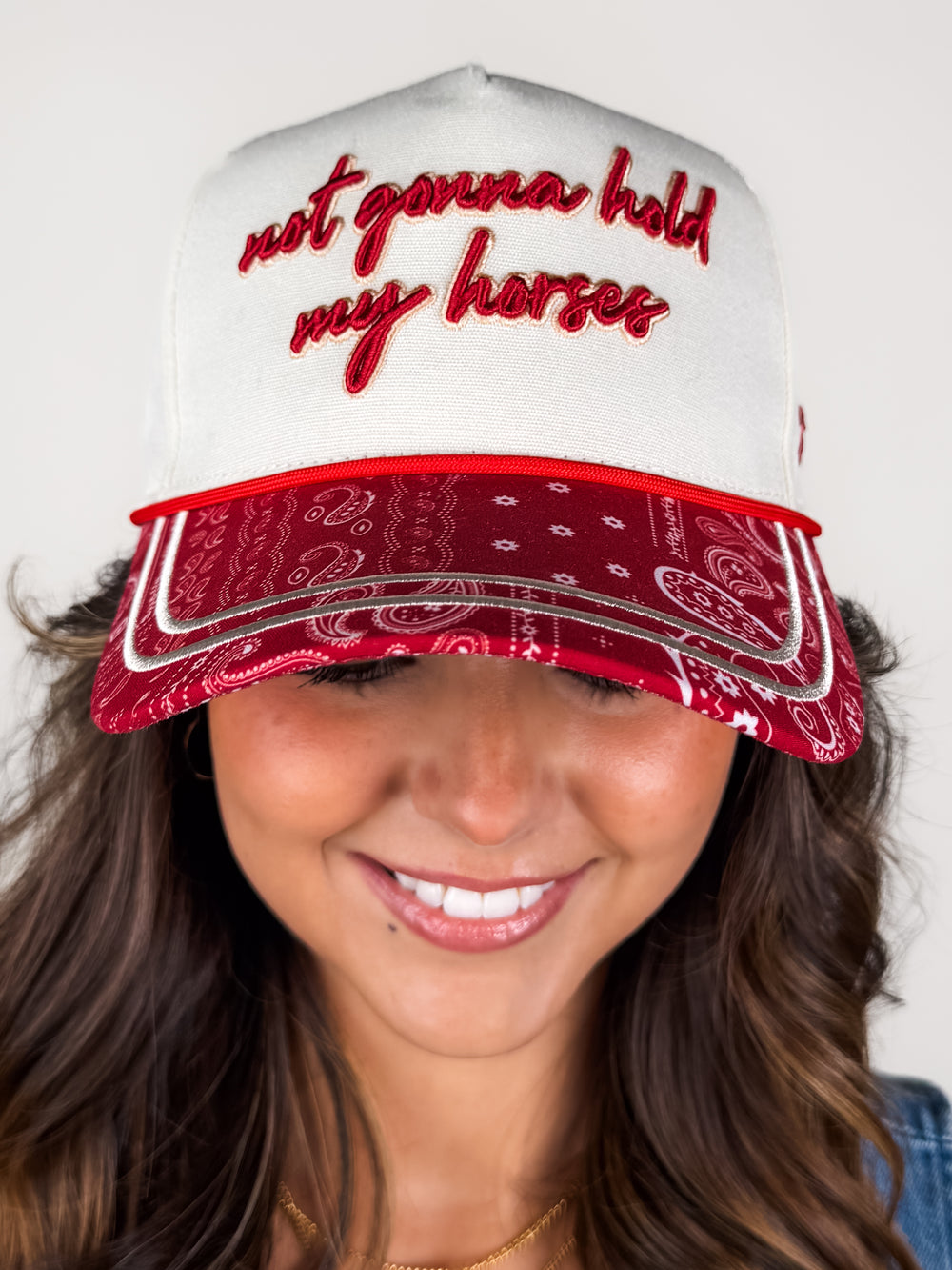 Not Gonna Hold My Horses Hat