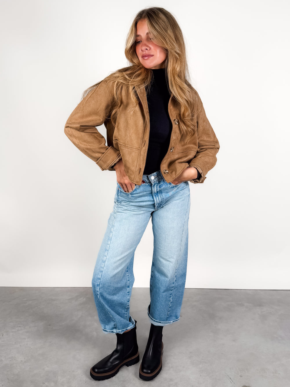 Make You Stronger Suede Jacket