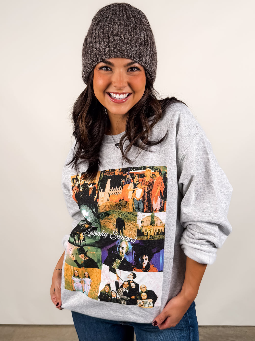 Spooky Season Collage Sweatshirt