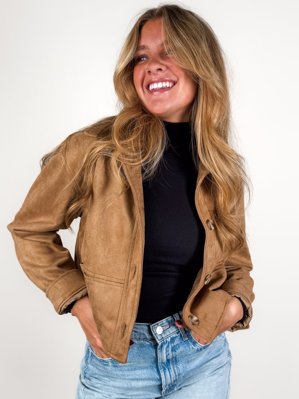 Make You Stronger Suede Jacket