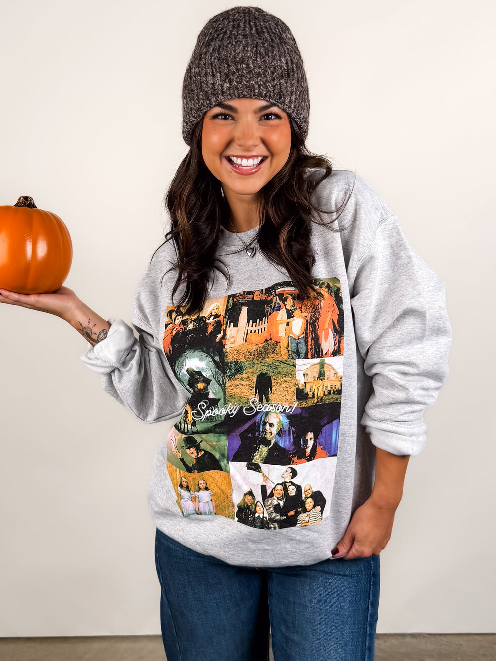 Spooky Season Collage Sweatshirt