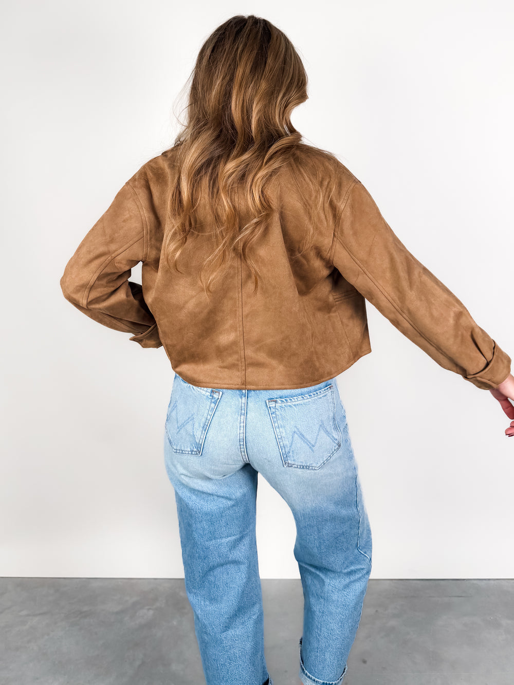 Make You Stronger Suede Jacket