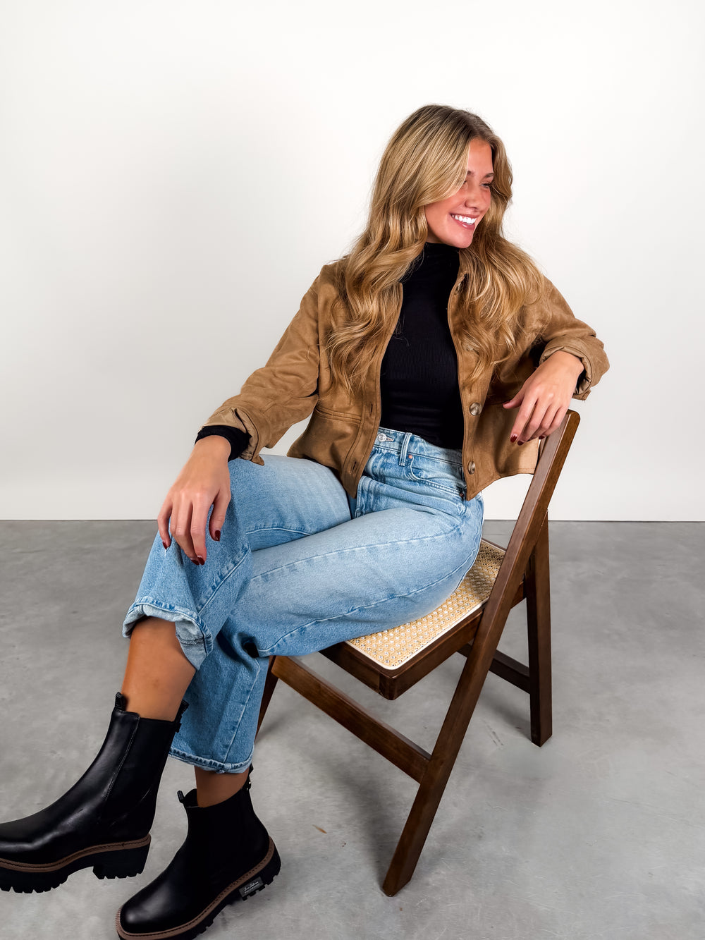 Make You Stronger Suede Jacket