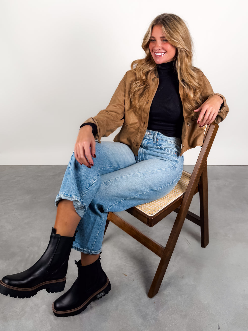 Make You Stronger Suede Jacket