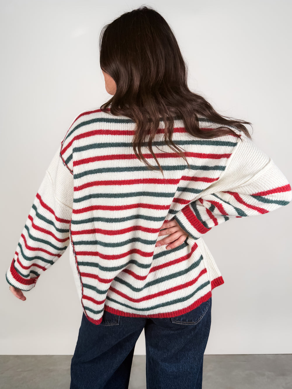 Around The Fire Striped Sweater