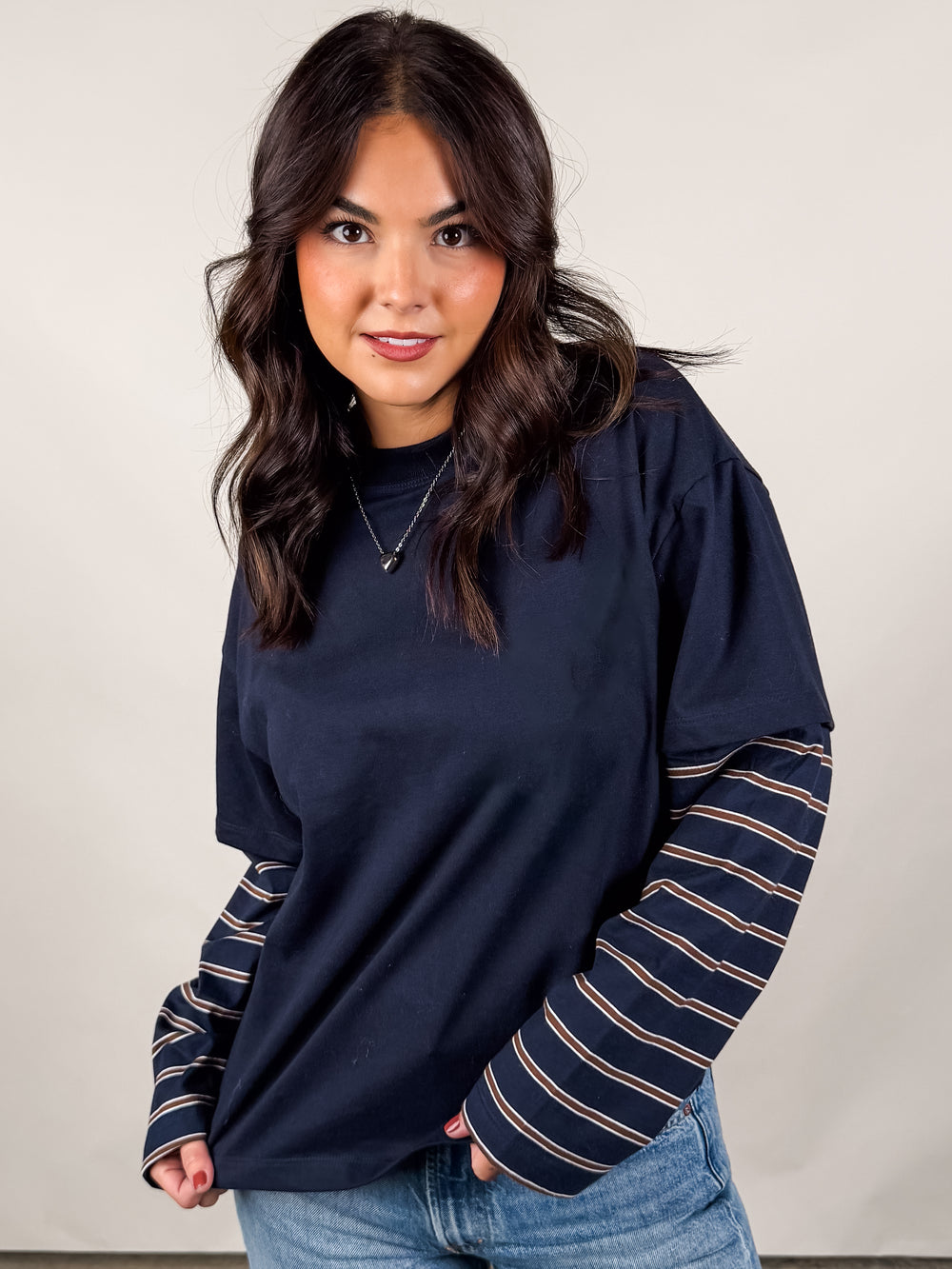 Band L/S Fooler Top
