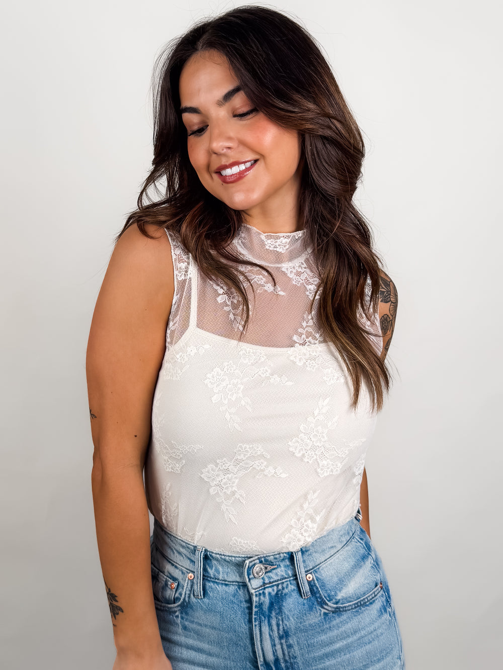 Make The Change Lace Top