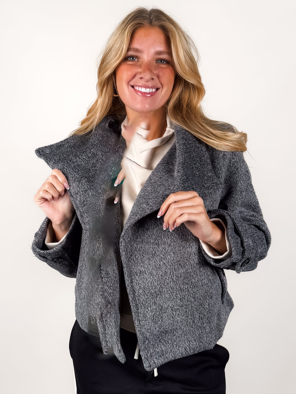 Boston Oversized Collar Jacket
