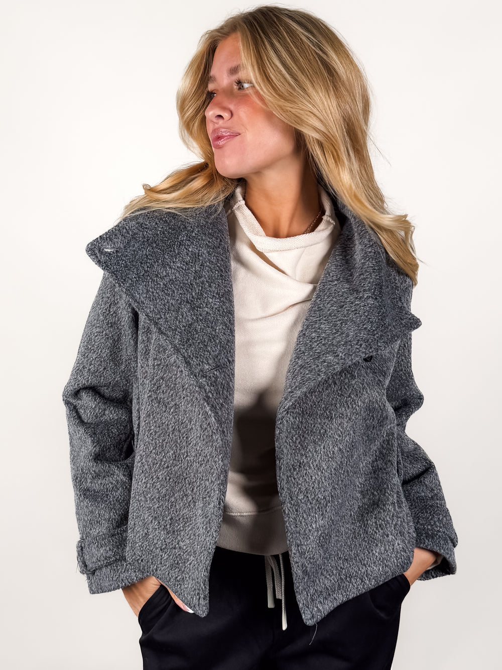 Boston Oversized Collar Jacket