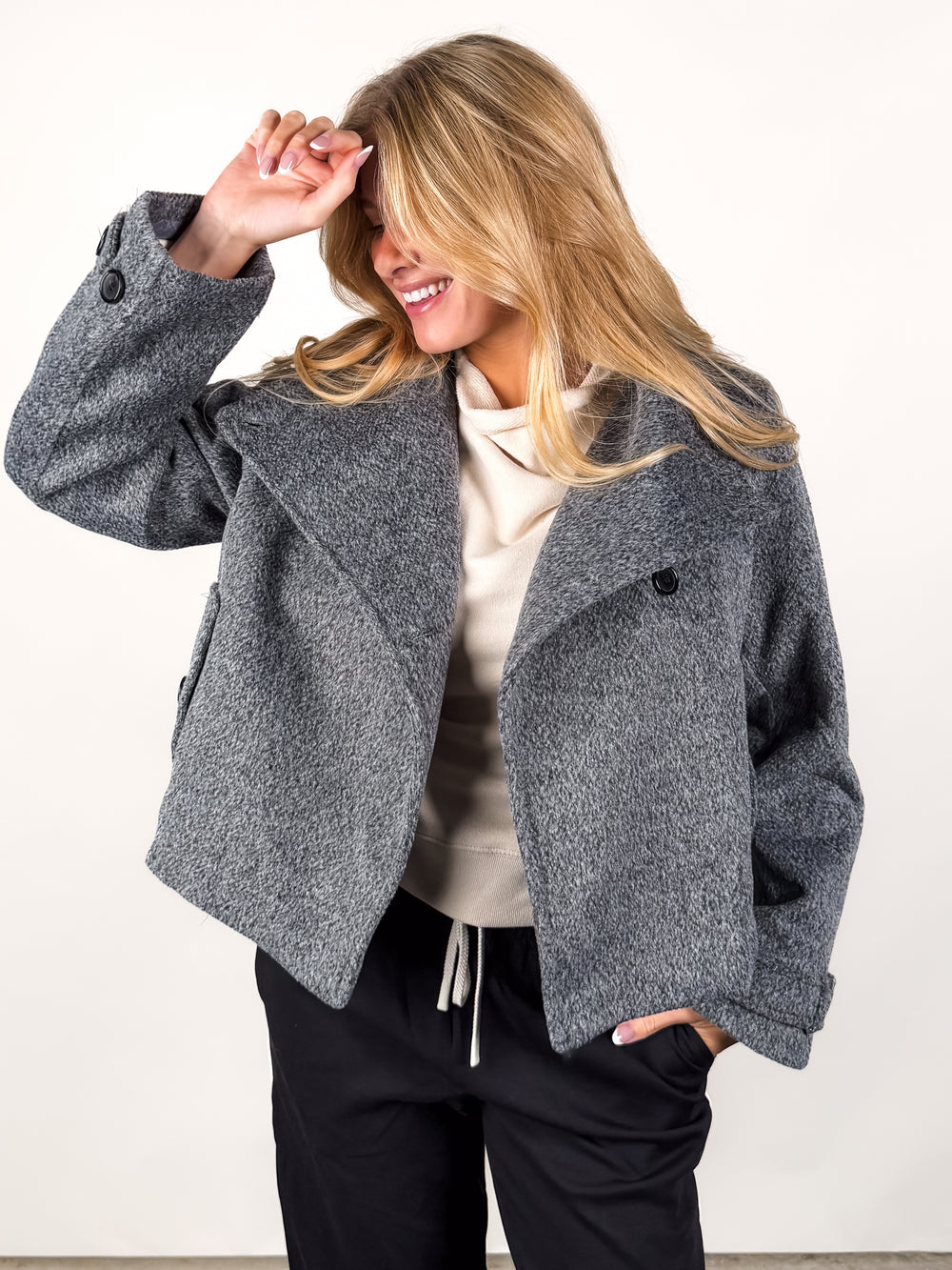 Boston Oversized Collar Jacket
