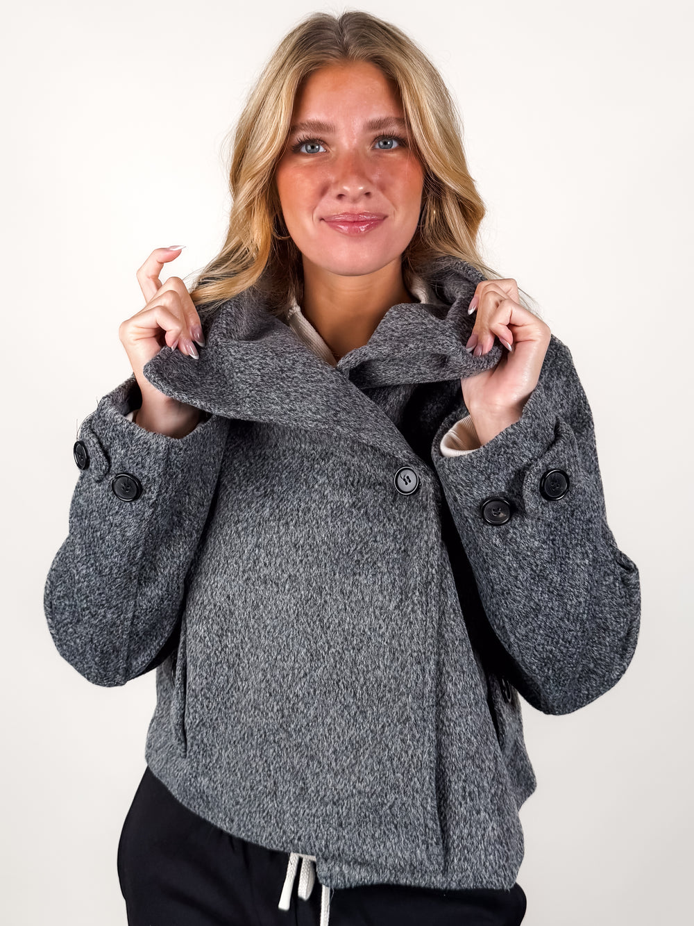 Boston Oversized Collar Jacket