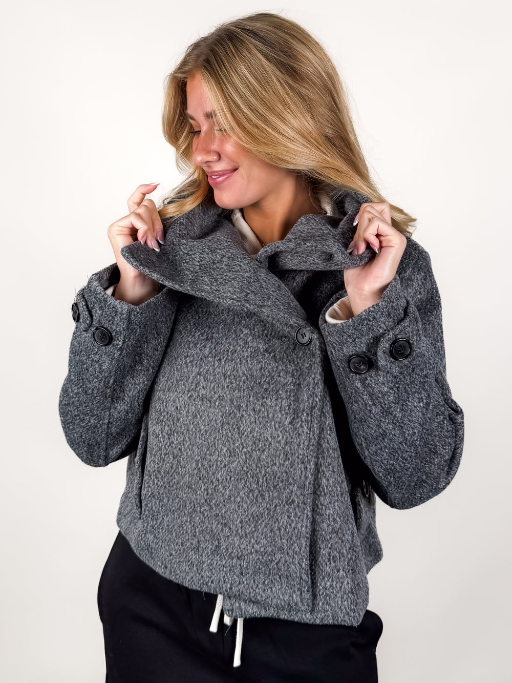 Boston Oversized Collar Jacket