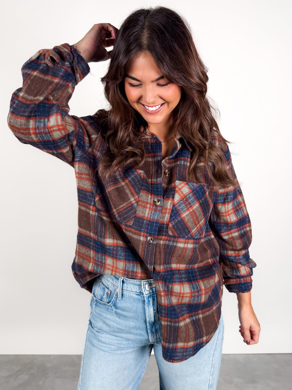 I'll Be Taking Along Plaid Shirt