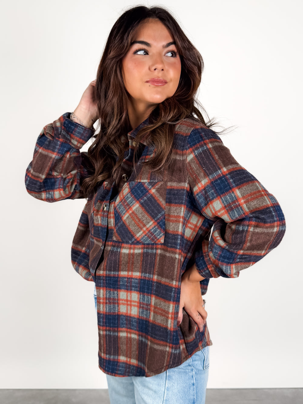 I'll Be Taking Along Plaid Shirt