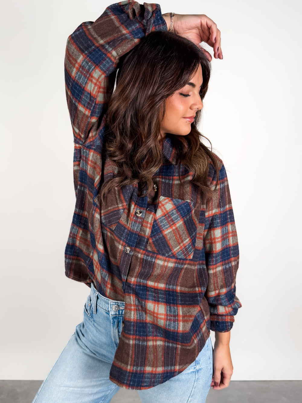 I'll Be Taking Along Plaid Shirt