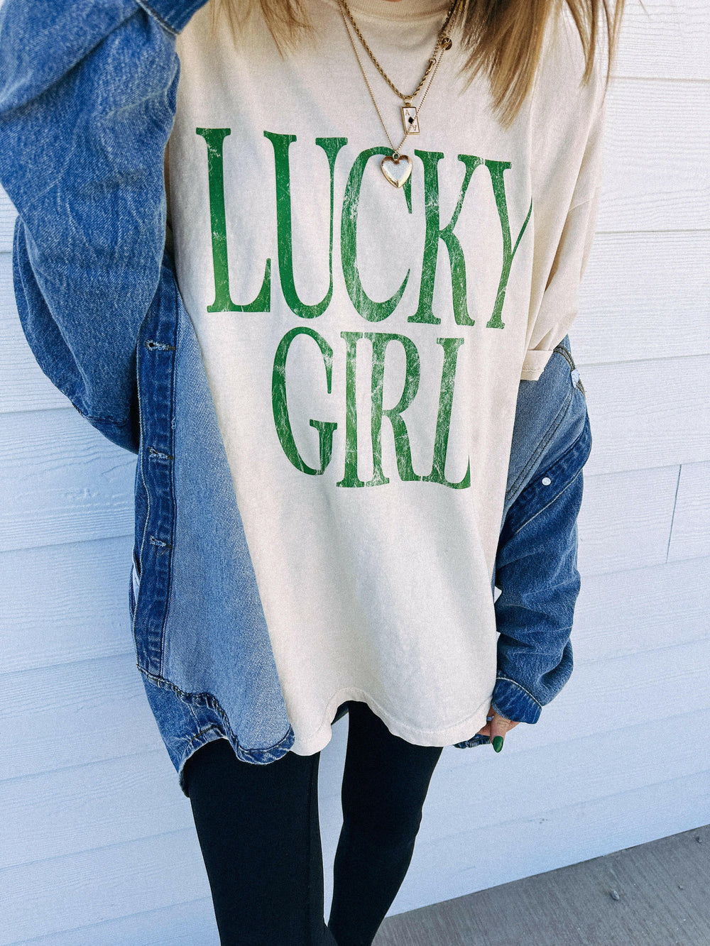 Lucky Girl Graphic Tee