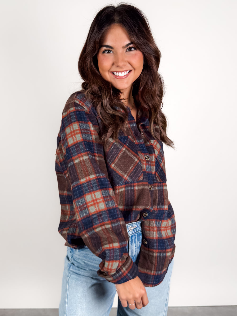 I'll Be Taking Along Plaid Shirt