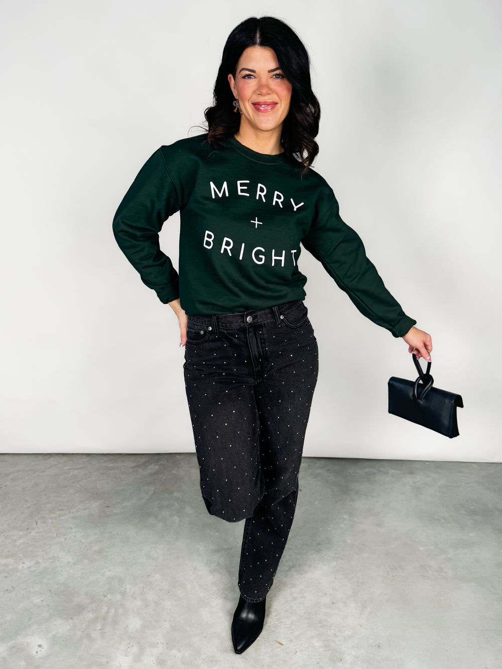 Merry + Bright Graphic Sweatshirt