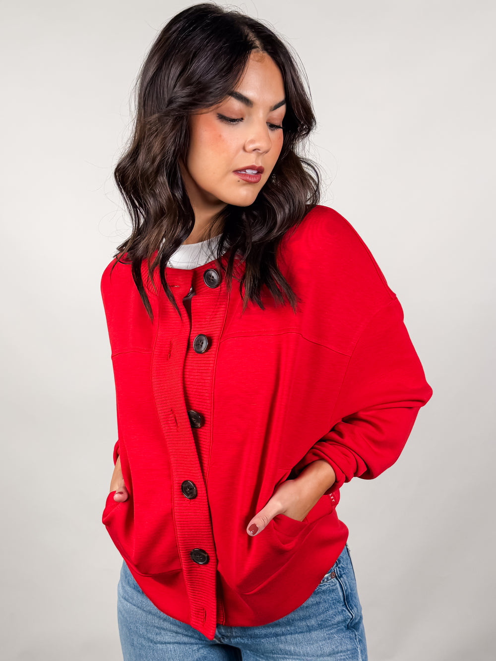 Olwen Button Front Sweater
