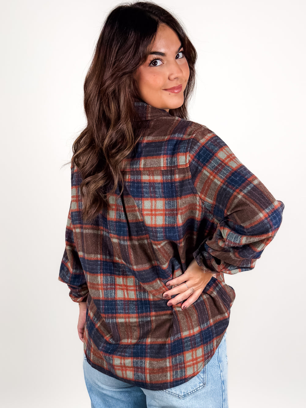 I'll Be Taking Along Plaid Shirt