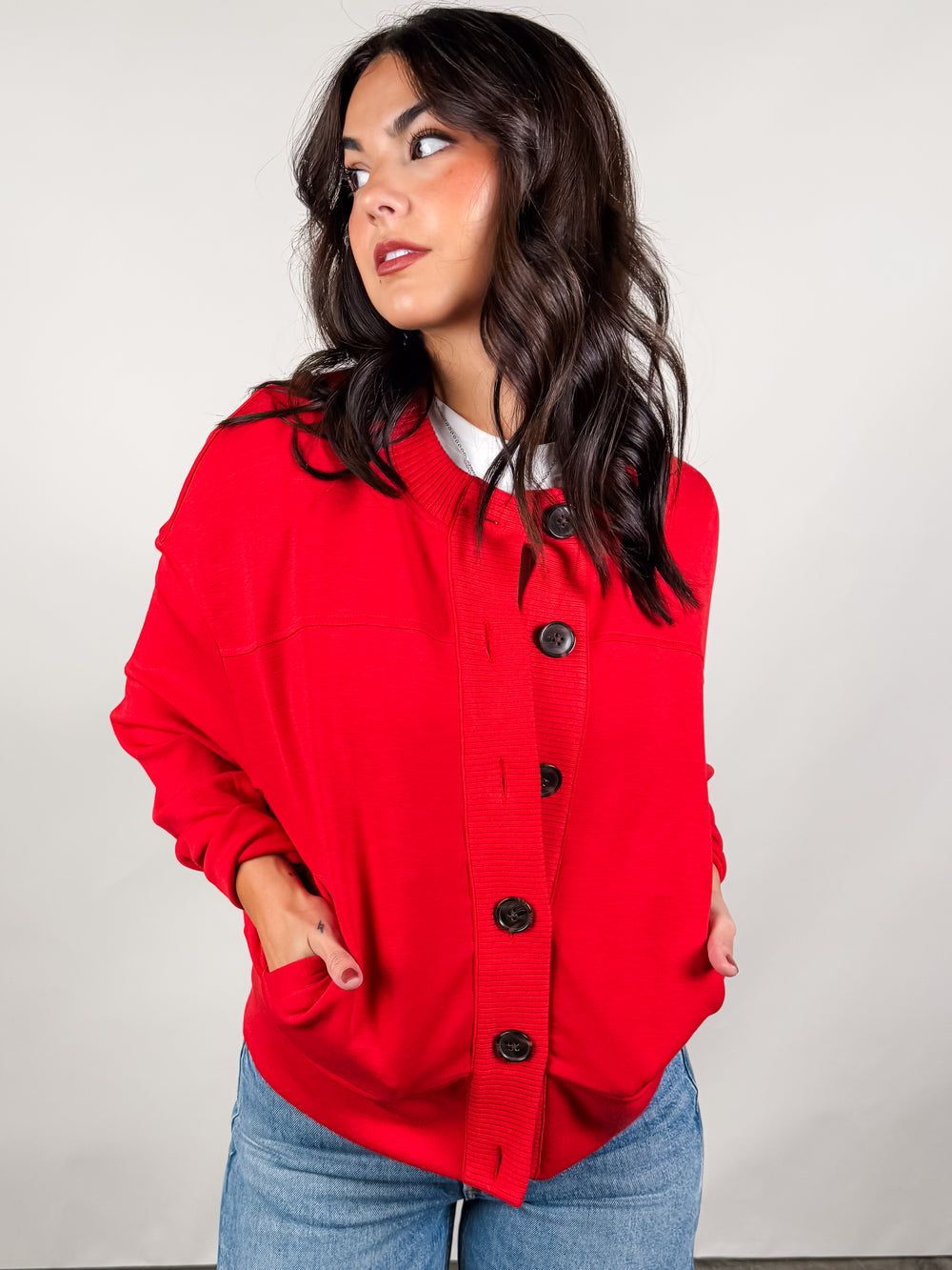 Olwen Button Front Sweater