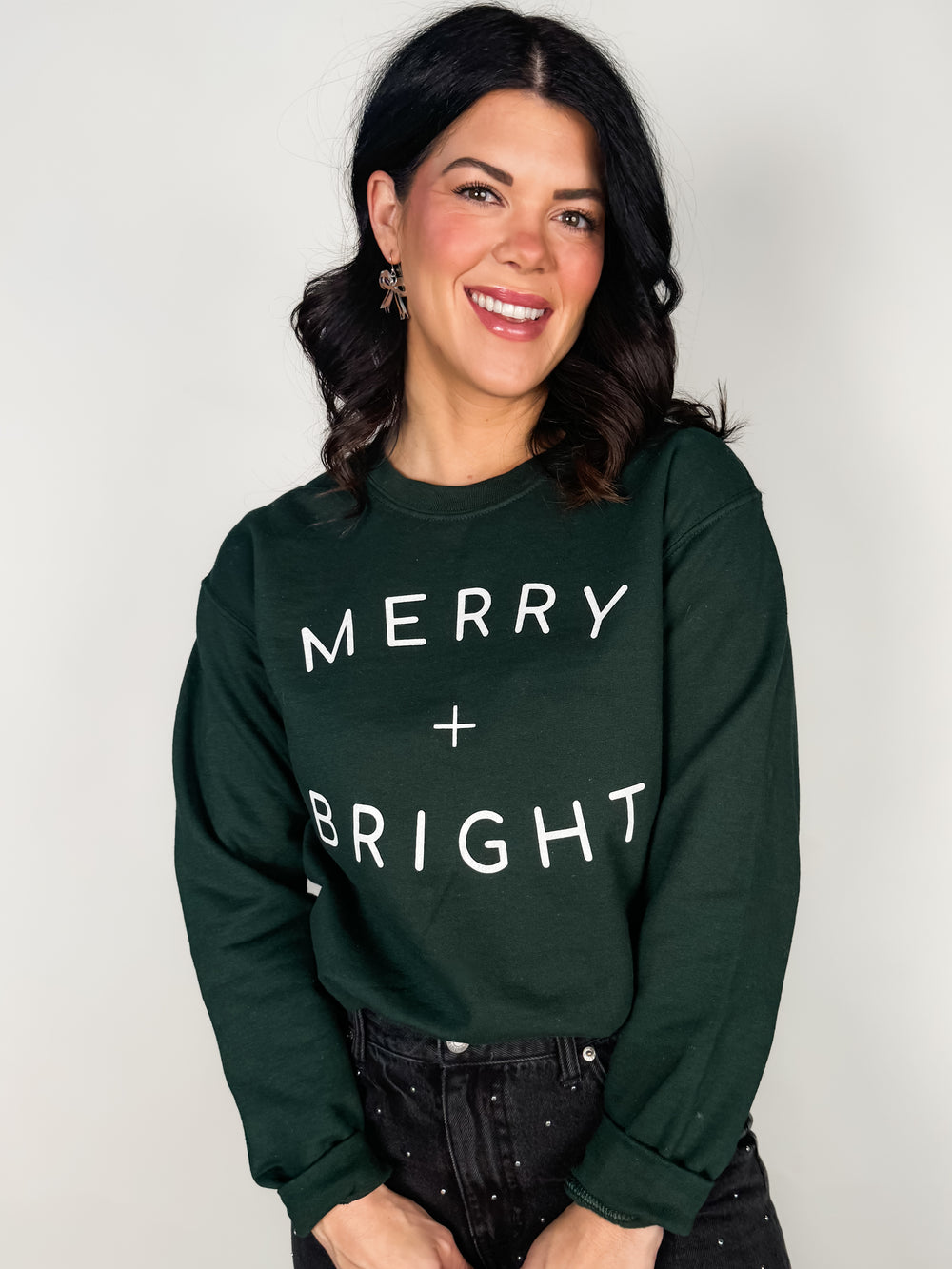 Merry + Bright Graphic Sweatshirt