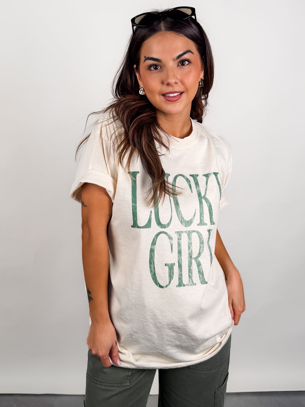 Lucky Girl Graphic Tee
