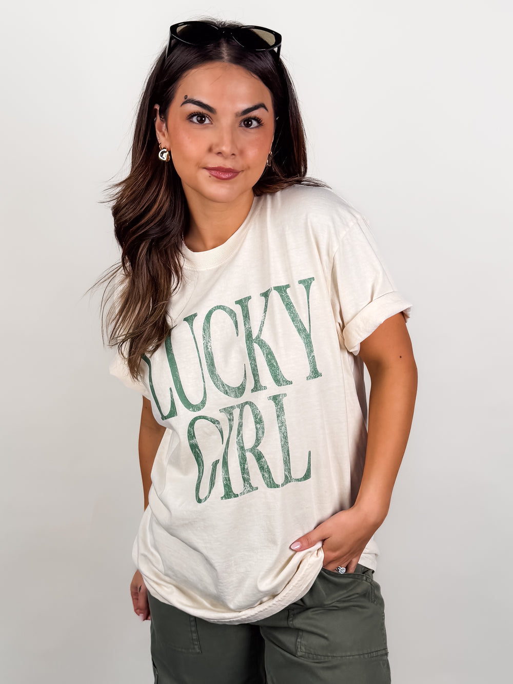 Lucky Girl Graphic Tee