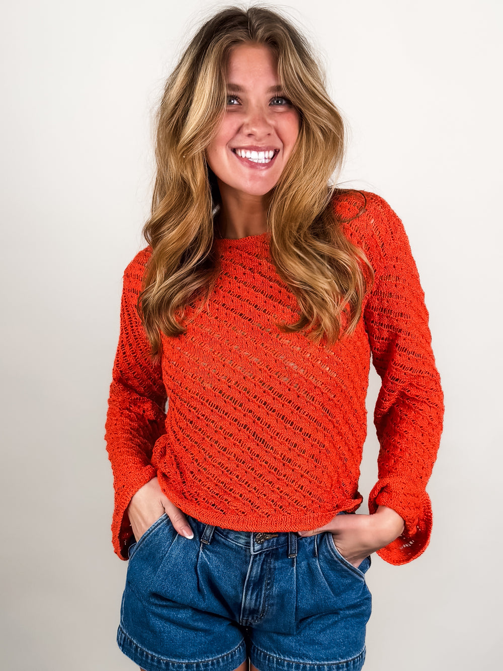 Adores You Crochet Sweater