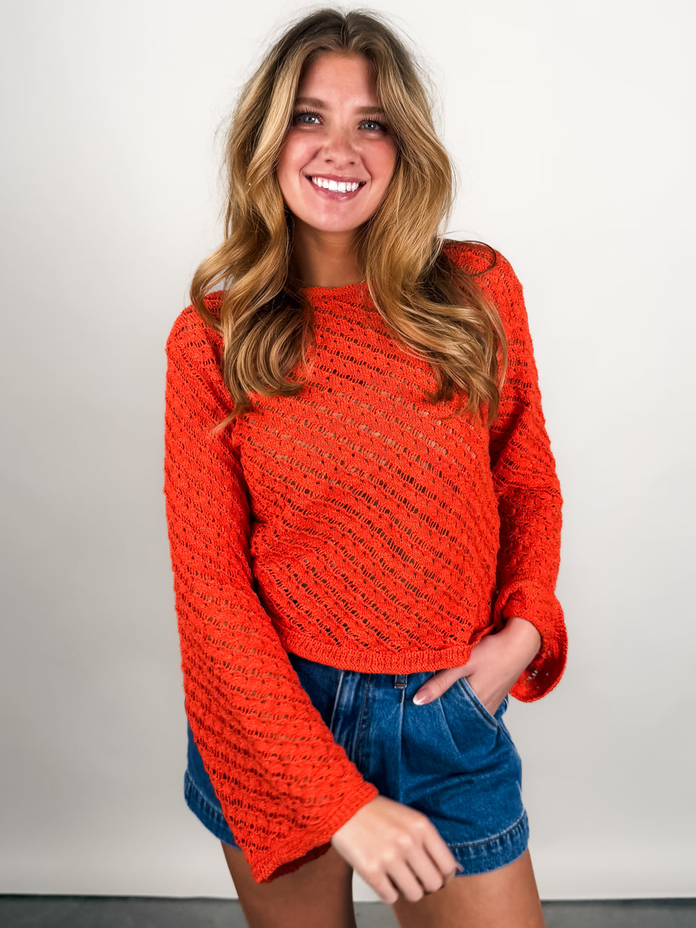 Adores You Crochet Sweater