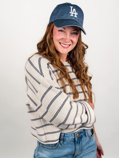 Striped summer sweater