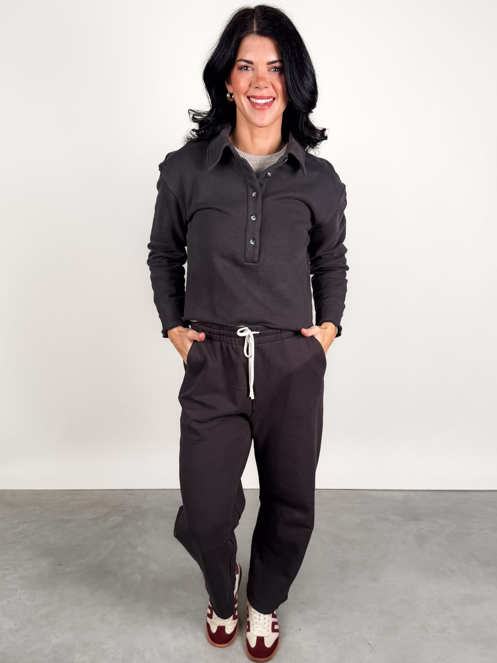 Vinny Fleece 3/4 Sweatshirt