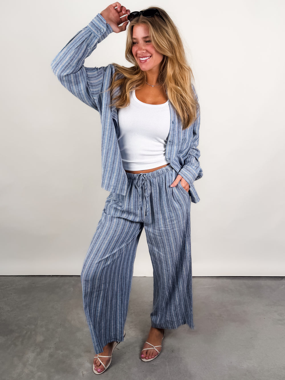 The Perfect Striped Button Up