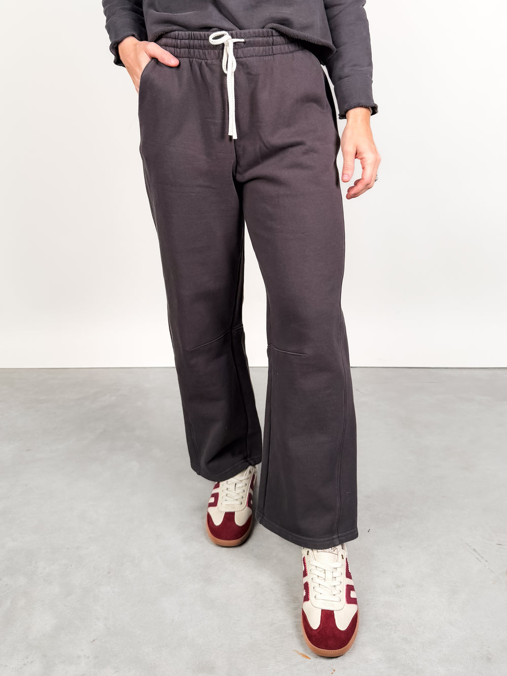 Fallon Fleece Barrel Pants