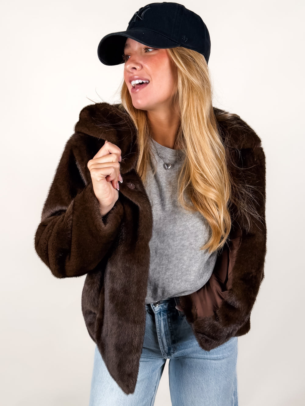 Saskia Faux Fur Jacket