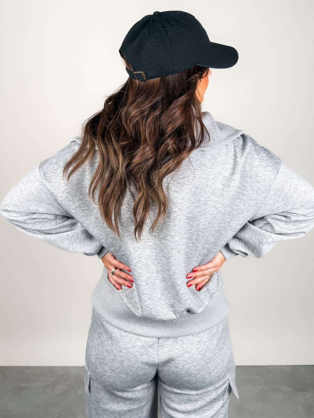 Walk You Home Oversized Collar Sweatshirt